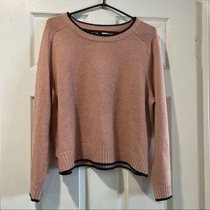 Pink cropped sweater